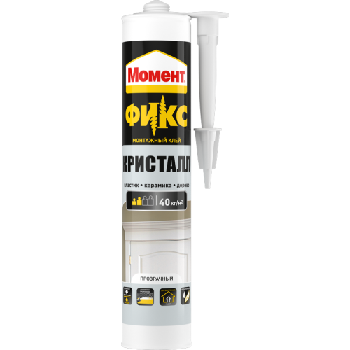 Клей МОМЕНТ Монтаж FIX кристалл 265г