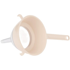 Воронка с ситом Альтернатива М8316 13см бежевая (263393)