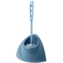 Ёрш для туалета напольный IDEA Блеск полипроп.,уголок голубой мрамор, М5012 (306399)