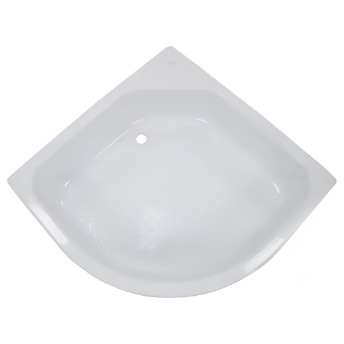 Поддон акриловый EVA GOLD 100х100х25см полукруглый с сифоном EG230022