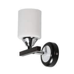 Светильник настенный ЭкономСвет 2609/1wBK+CR MK