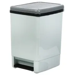Контейнер для мусора 19л прямоугольный с педалью (453221)