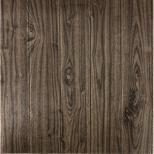 Панель ПВХ самоклеящаяся 3D ОРЕХ 700*770 (10)