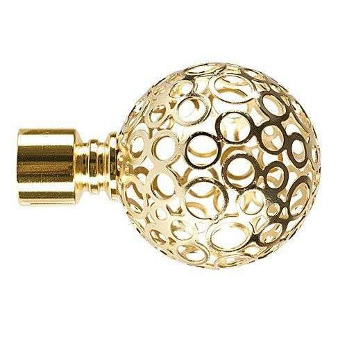 Карниз Ле-Гранд кованный Наконечник Ажур d19/16мм зол.глян