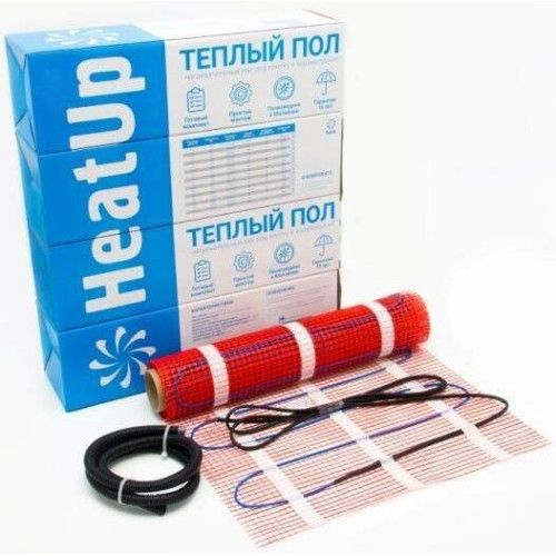 Нагревательный мат HeatUP 5м2 (150Вт/м2) 2х жил.каб., экранир., клеевая сетка