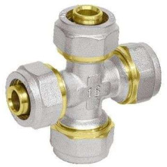 Крестовина МП ф20х16х20х16 цанга FR2010-Х20*16*20*16