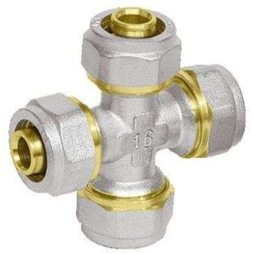 Крестовина МП ф20х16х20х16 цанга FR2010-Х20*16*20*16