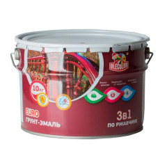 Грунт-эмаль Olecolor по ржавчине серый 10 кг