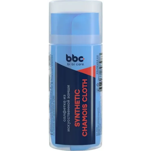 Салфетка BiBiCare из искуственной замши 43*32см (4920)