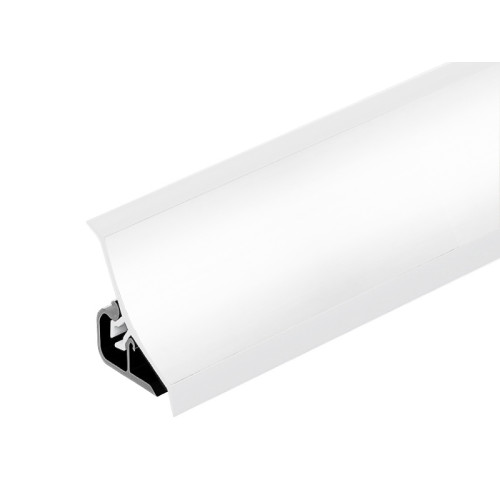 Плинтус ПВХ ИДЕАЛ для столешницы 001-0 Белый Глянцевый 3м.