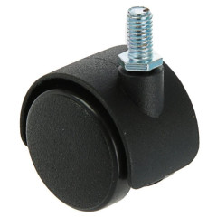 |Колесо мебельное d=40мм с футоркой М8*15мм без тормоза(1874245)