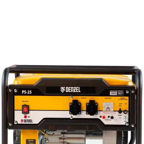 Генератор бензиновый DENZEL PS 25 ручной старт (946814) (*30)