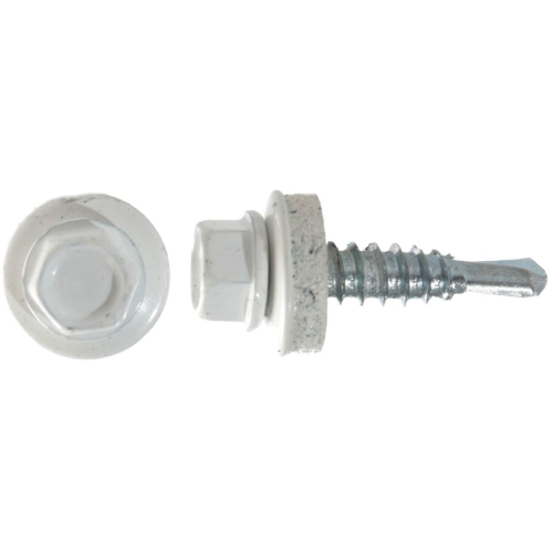 Саморез кров. КРс ZP 5,5x19 (9003) ярко-бел