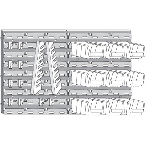 Органайзер IDEA настенный с лотками (М2981)