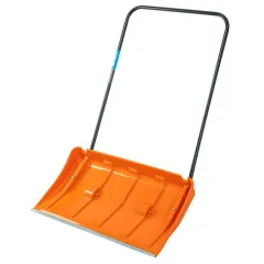 Скрепер для уборки снега Сибртех пластиковый усиленный 795х435х1280мм (61669)