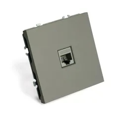 Розетка PC ЭМИЛИ платиново-серый RST00-5117-10