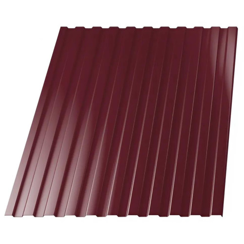 Профлист С8 1,5м 0,45мм A-B (RAL 3005 Винно-Красный)