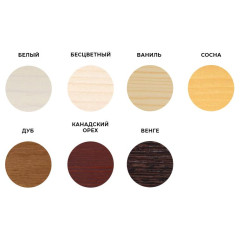 Лак тонирующий Акватекс ШАЛЕ для древесины белый 2,5л