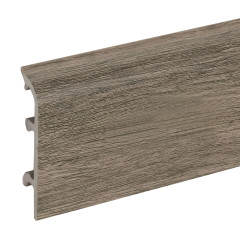 Плинтус вспененный КлассикСофт с кабельканалом 80мм 2,2м /Дуб рустик 220