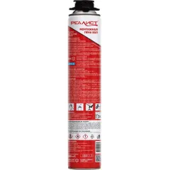 Пена монтажная REALIST PRO RED 80л зимняя 1000мл