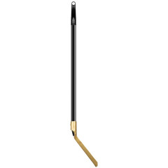 Лопата совковая ЦИ КЛОНДАЙК золотая, деревянный черенок (2219-ч)