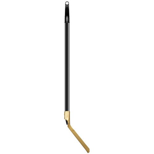 Лопата совковая ЦИ КЛОНДАЙК золотая, деревянный черенок (2219-ч)