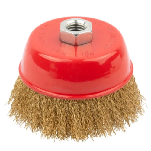 Щетка для УШМ MATRIX чашка, волнистая 125 мм (74606)