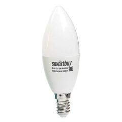 Лампа E14 светодиод.9,5Вт 3000К SMARTBUY С37 свеча (760Lm)