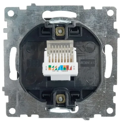 Розетка PC Катрин черный GLS00-7107-05