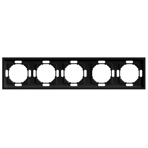 Рамка 5-пост ЭМИЛИ черный PFR00-5005-05
