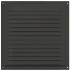 Решетка из тонколистовой стали с покрытием эмалью 2525МЭ Black