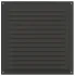 Решетка из тонколистовой стали с покрытием эмалью 2525МЭ Black