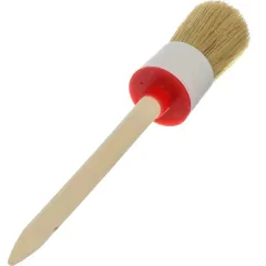 Кисть BARTEX круглая Евро №12 (45мм) деревянная ручка (134182)
