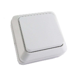 Выключатель О/У 1-кл TDM белый Ладога SQ1801-0001