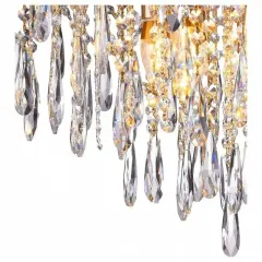 Светильник Люмис E1657/6 FGD 6х40W E27 d650 h390 золото/хрусталь