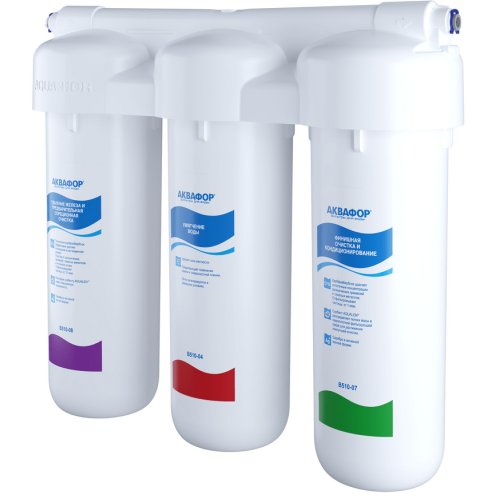 Фильтр для воды АКВАФОР в/о модель Трио FeH умягчающий, арт.202018