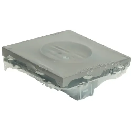 Розетка 2P ЭМИЛИ шторки платиново-серый RST16-5109-10