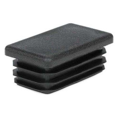 Заглушка для стальных труб пластиковая, прям. 30х60мм