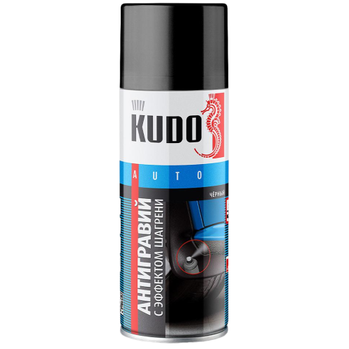 Антигравий KUDO черный 520мл KU-5225