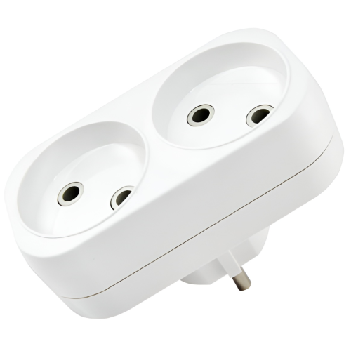 Разветвитель сетевой (двойной) 6А 250B TDM SQ1806-0025 (472962)