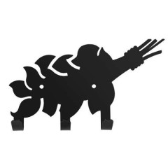 Вешалка металлическая 3 крючка Веник 15,5*8см 