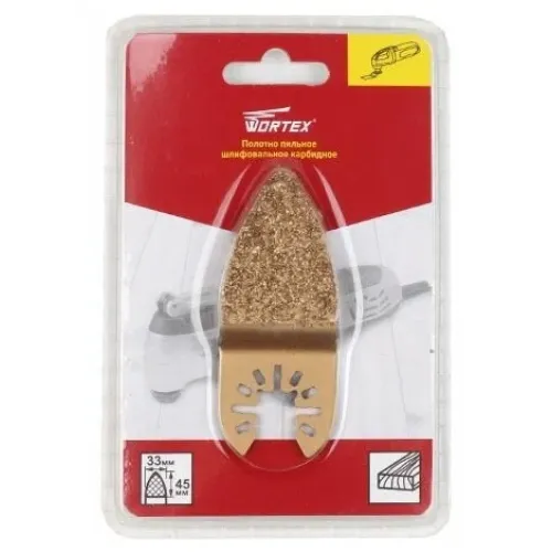Насадка для резака WORTEX (карбидное шлифовальное полотно) 33х45мм (SB03C334518)