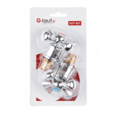 Ручка для смесителя с кран-буксой G-LAUF XOT-827, 180° (2шт)