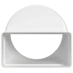 Соединитель плоского канала с круглым 612СП12,5КП