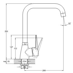 Смеситель для кухни G-LAUF ZOP4-A045