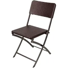 Мебель садовая Green Days Семейный 78х78х70см, стол+4 стула, цвет коричневый (281550)