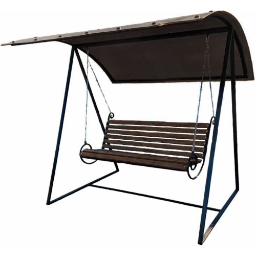 Качели с навесом Бронза