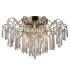 Светильник Люмис E1627/6 AB 6х60W E27+6x3W LED d640 h370 бронза/хрусталь