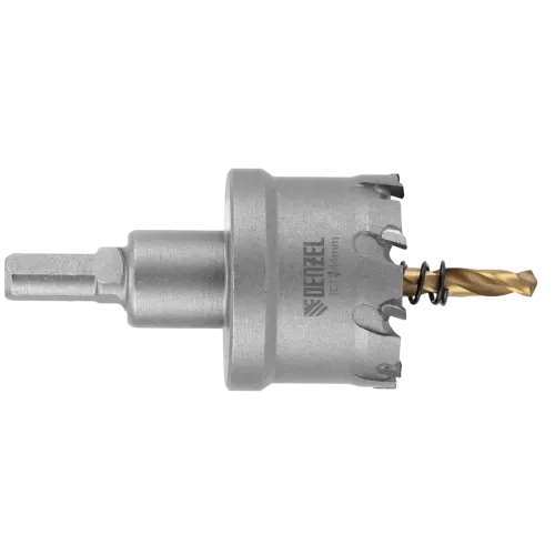 Коронка по металлу Denzel твердосплавная, 44 мм (724014)