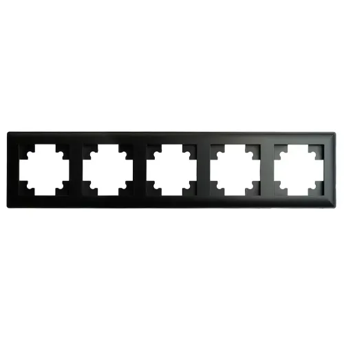 Рамка 5-пост Катрин черный PFR00-7005-05